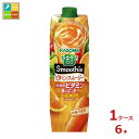 カゴメ 野菜生活100Smoothie ビタミンスムージー1L紙パック×1ケース(全6本) 送料無料