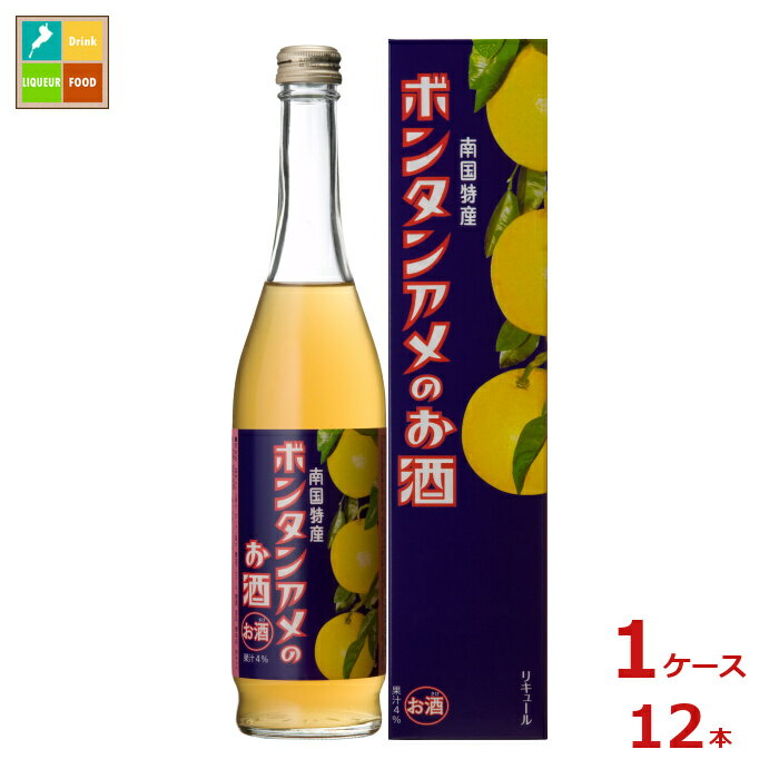 本坊酒造 ボンタンアメのお酒500ml瓶×1ケース（全12本）送料無料