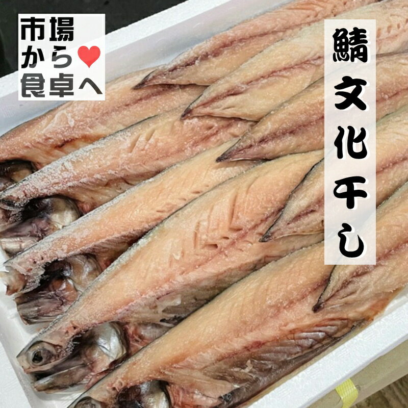 さば文化干し 鯖の干物 10枚(1枚当たり約120g)【小田原老舗 大半の干物】脂のっています【冷凍便】のサムネイル