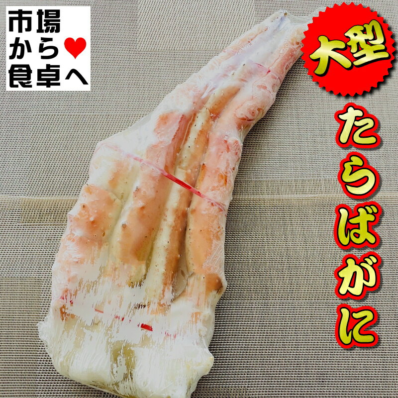 たらば蟹 1肩 4L大型サイズ 総重量約900g(解凍後約650g)身入り【8割以上】満足!ボイルたらばがに【冷凍便】