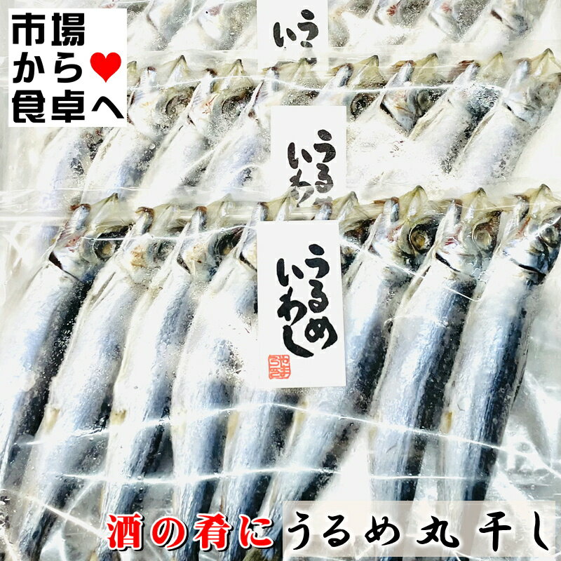 Rakuten - うるめいわし丸干し 8袋(1袋8尾連刺)【ほろ苦さがクセなる】酒の肴・おつまみに炙ってお召し上がりください【冷凍便】