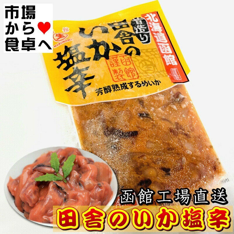 塩辛 田舎のいか塩辛 24袋(1袋120g入り)【新鮮ないかを函館で加工】塩辛の美味しさ...