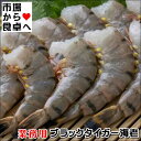ブラックタイガー海老 えび sp21/25サイズ 1枚(1.8kg)【鮮度維持ブロック凍結】無頭・殻付き海老【冷凍便】