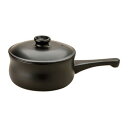 【予約商品】マスタークック けんこう片手鍋(大)黒 1200ml 【健康綜合開発】※入荷次第順次お届け