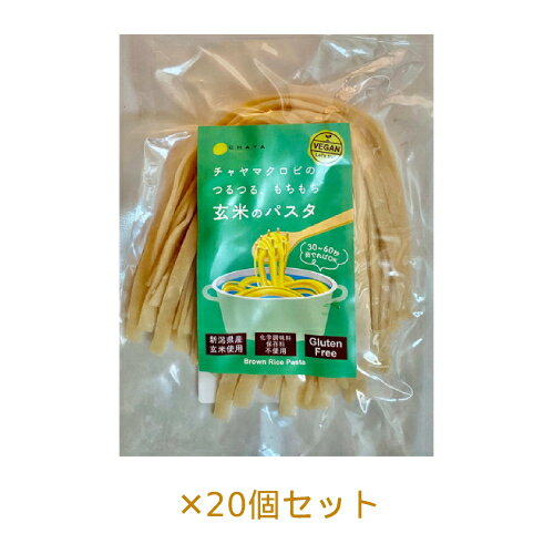 玄米パスタ(太麺)100g×20個セット【チャヤ マクロビオティックス】 玄米パスタ(太麺)100g×20個セット【チャヤ マクロビオティックス】