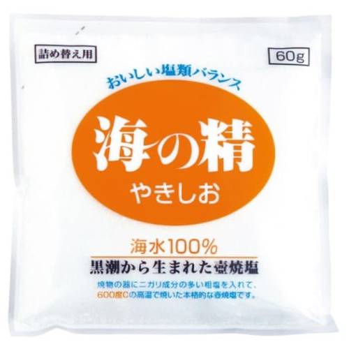 海の精やきしお（詰替用）60g×10個セット