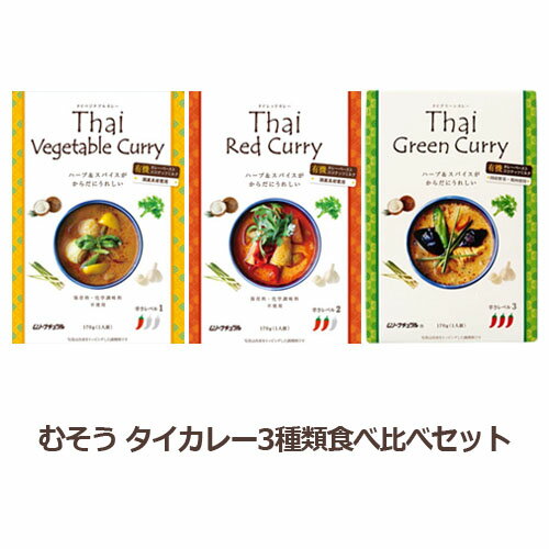 むそう タイカレー3種類食べ比べセット 【ムソー】