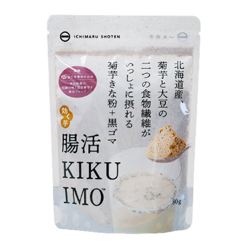 腸活KIKUIMO黒ごまきな粉 (80g) 【一丸商店】
