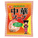 ■商品名：中華スープ■内容量：38g×3袋■メーカー：健康フーズ■賞味期限：製造日より1年■原材料：醤油、魚醤、香味料、食塩、チキンエキス、酵母エキス、香辛料、澱粉、砂糖■商品詳細：○合成添加物を使用せず、素材にこだわりました。○チキンエキスを使用し、中華風味に仕上げました。