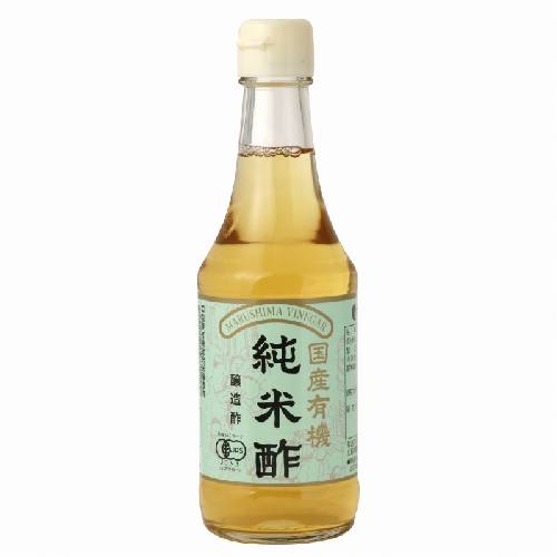 ■商品名：マルシマ 有機純米酢 300ML■容量：500g■賞味期限：製造日より720日■メーカー：創健社■原材料：有機米（国内産）■商品詳細：○有機栽培のうるち米だけを原料に、昔ながらの製法にこだわりじっくりと醸造したお酢です。○純米酢独特の香りと旨みをご賞味ください。○有機JAS認定品。○開封後は必ず密栓して冷蔵庫などの冷暗所に保存して下さい。○沈殿物が出る場合がありますが、品質に変わりはありません。○キャップ：プラ○100gあたり○エネルギー 36kcal○たんぱく質 0.4g○脂質 0.0g○炭水化物 5.1g○ナトリウム 8.3mg