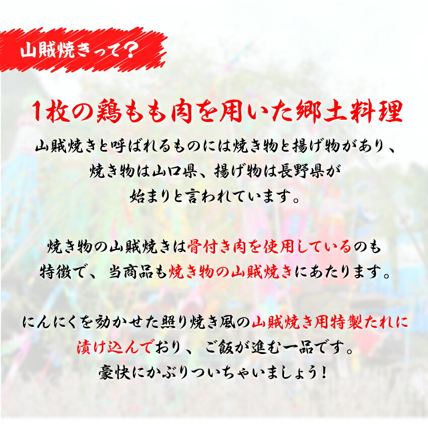 大阿蘇どりの山賊焼き 400g×2P(計800g)【九州 熊本 ご当地 銘柄鶏 鶏 山口 郷土料理】