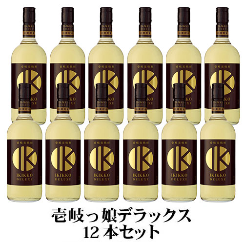 楽天壱岐・長崎　うまかもん屋麦焼酎 壱岐っ娘デラックス 25％ 720ml 12本セット 壱岐焼酎 壱岐の蔵酒造 麦 むぎ 壱岐 長崎 1ケース まとめ買い 箱なし 送料込（北海道・沖縄は別途送料）【同梱不可】【A】