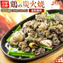 鶏の炭火焼き(親鶏) 100g×3パック 塩こしょう風味 送料無料 ポイント消化 おつまみ セット 食品 宮崎 名物 地鶏 お試し 人気には 訳あり 食品 お取り寄せグルメ 肉 レトルト 珍味 手土産 [メール便]