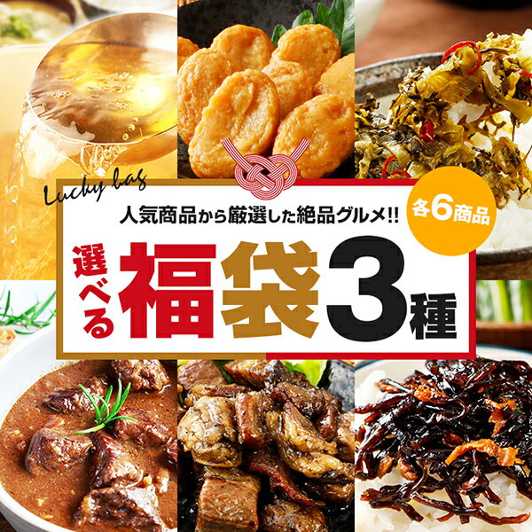 福袋 2025 選べる 6種入 送料無料 グルメ 食品 お肉 おつまみ 牛肉 豚肉 鶏肉 明太 高菜 海鮮 詰め合わせ ギフト 旨さに 訳あり 非常食 防災グッ...