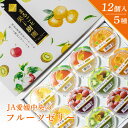 フルーツゼリー 丸ごと果樹園 JA愛媛中央 セット 5種 12個入り お中元 母の日 プレゼント ギフト 美味しい 果物 ゼリー おやつ スイーツ おすすめ 人...