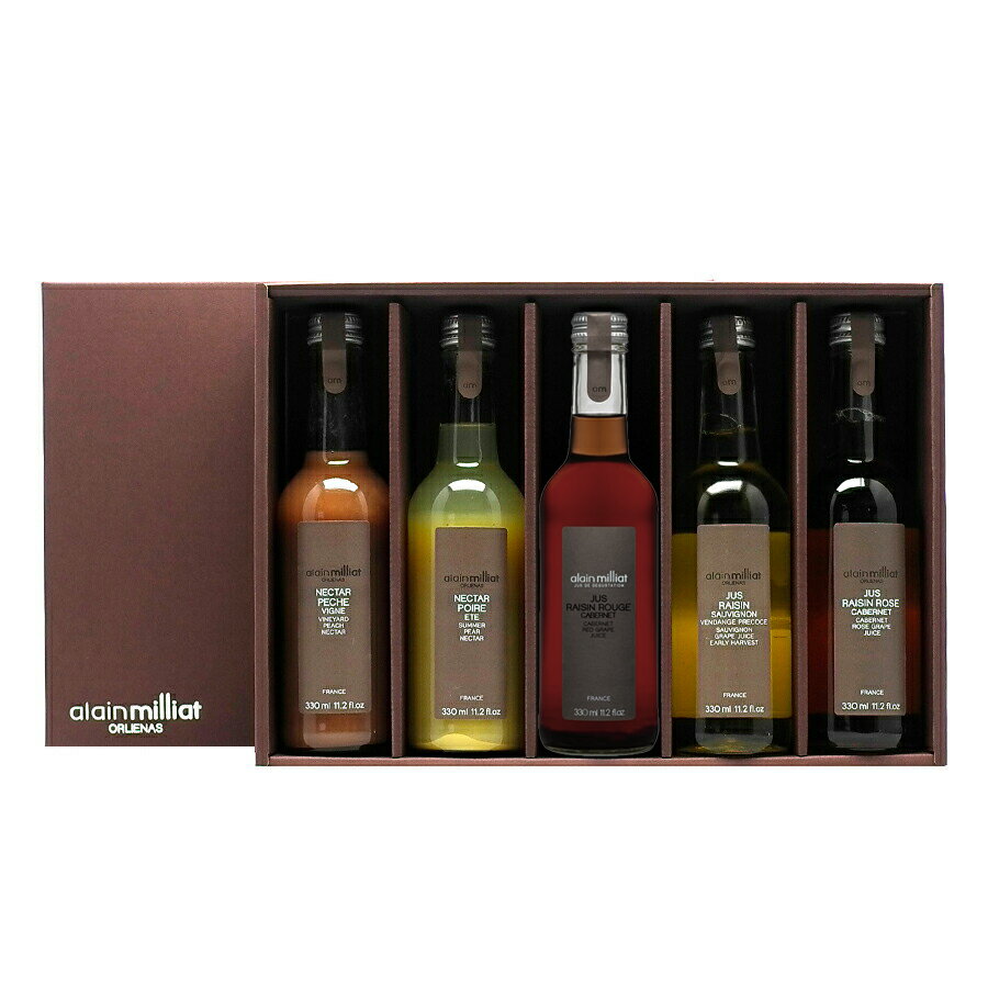 アラン・ミリアのおすすめアイテムを詰め合わせました。 ＜セット内容＞ カベルネ種 赤グレープジュース330ml・1本 　ほんのり芳ばしさを感じさせる切れ味の良いすっきりした後味。 ソーヴィニヨン・ブラン種 白グレープジュース330ml・1本...