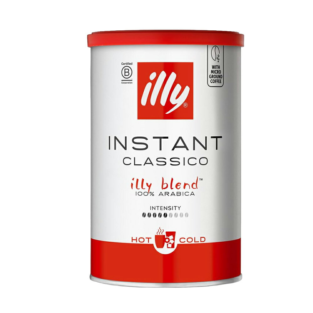 Rakuten - 【パッケージに軽い凹みがあるため割引(中身の漏れはございません)】【賞味期限2027年11月】イリー/illy インスタントコーヒー クラシコ95g