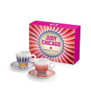 illy Art Collection(イリーアートコレクション) 2023 Judy Chicago(ジュディ・シカゴ)カプチーノカップ&ソーサー2客セット