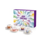 illy Art Collection(イリーアートコレクション) 2023 Judy Chicago(ジュディ・シカゴ)エスプレッソカップ&ソーサー4客セット