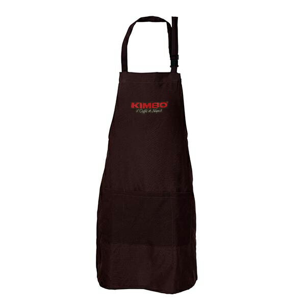 キンボ/KIMBO ロゴ入り ロングエプロン