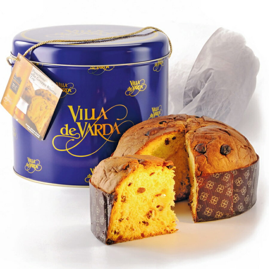 ヴィッラ デ ヴァルダ パネトーネ グラッパクリーム 約1000g(約1kg)【賞味期限2026年2月22日】