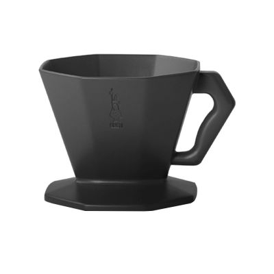 ビアレッティ プラスチックドリッパー（ブラック）4カップ用(pour over 4cups black)※ご自宅用(ペーパーフィルター用)