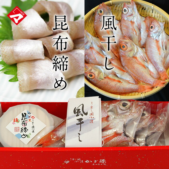 【半樽セット】のどぐろの干物入り・のどぐろづくし(のどぐろ昆布締め・のどぐろ風干し3尾) ギフト 刺身 お祝い お返し お慶び 内祝 お取り寄せ 福井【NE】