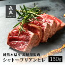 シャトーブリアンヒレ 150g ステーキ用 熊本 霜降り 専門店純国産 送料無料 桜肉 冷凍 高級グルメ お取り寄せ 馬肉 グルメ パーティ 家飲み 宅飲み ヘルシー 低脂肪 馬匠 ギフト お祝い BBQ キャンプ