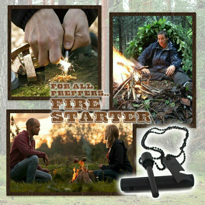 ファイヤースターター 多機能 (コンパス ホイッスル 定規 栓抜き 機能内蔵 マルチツール)【2カラー】簡易説明書付き ファイアースターター 防災グッズ 登山・キャンプ用品 着火器 火打ち石 マグネシウム メタルマッチ通販格安セール情報 楽天 通販