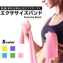 ヨガバンド エクササイズバンド【全5色】トレーニングチューブ ゴム 男女兼用 筋トレ フィットネス ストレッチ