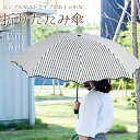 【5と0のつく日限定クーポン配布】折りたたみ傘 ストライプ 日傘 雨傘 レディース かわいい ボーダー 折りたたみ傘 遮光 遮熱 UVカット 軽量 おしゃれ