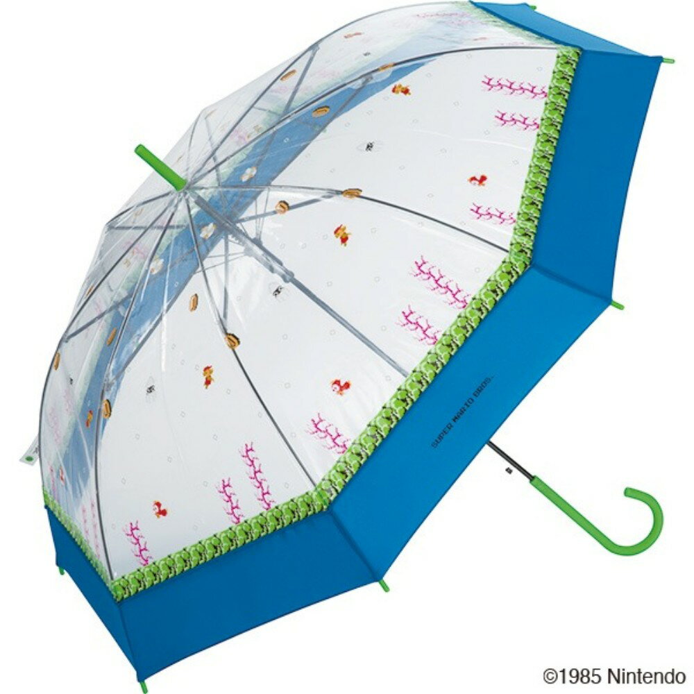 【最短日選択は365日出荷】ビニール傘スーパーマリオブラザーズ×Wpc. マリオ ルイージ ジャンプ傘 ブランド ワールドパーティ 男性 女性 学生 親骨60cm キャラクター グッズ PT-DR06 wpc傘