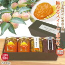 送料無料 ギフト 紀州南高梅スイーツ ギフト おひさま梅じゃむ 2個・梅ぽんち 梅のコンフィチュール 各145g 計4個 化粧箱詰 完熟梅ジャム 紀州南高梅 コ...