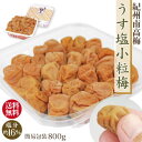送料無料 紀州 南高梅 うす塩 小粒梅 800g 簡易包装 塩分約16% 梅とお塩だけで漬けた 甘くなく素朴な梅干 和歌山 みなべ 自家梅園産 梅干 うめ 梅干し