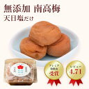 【無添加 梅干し】天然塩だけで漬けた梅干し(塩分18%)紀州南高梅 1000g 完熟南高梅 ミネラル豊かな天日塩 熟成 自然塩 和歌山県産 国産 送料無料 昔な...