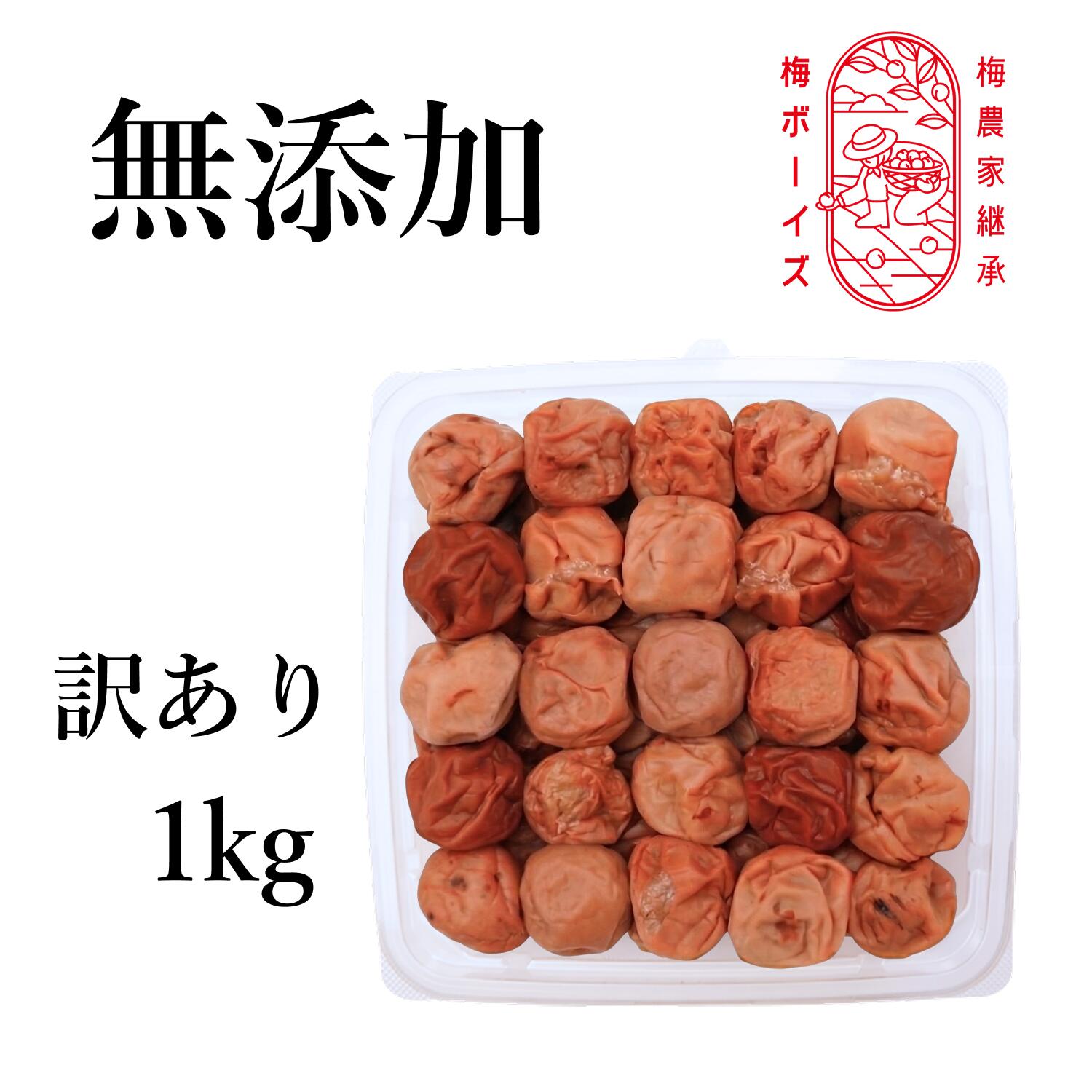訳ありお得【無添加 梅干し】天然塩だけで漬けた昔ながらのすっぱい梅干し（塩分18...