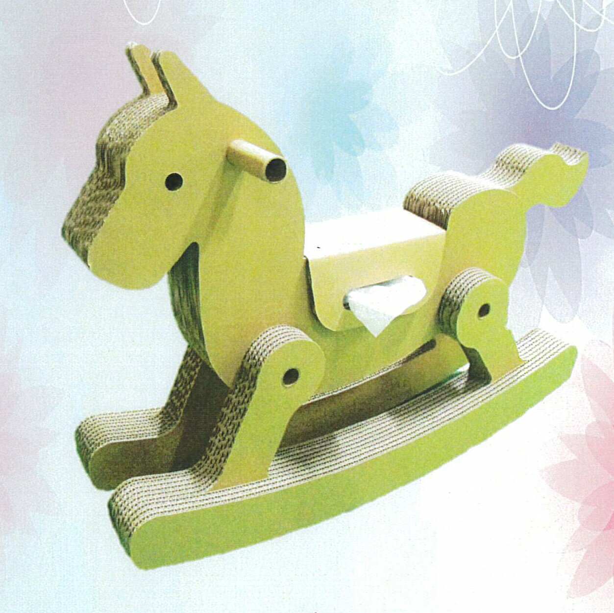 段ボール製木馬（大）【受注生産品】のってみてん