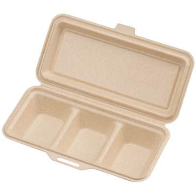 パルプモールド容器　KM－43－T　ナチュラル　　1袋（50枚入り）