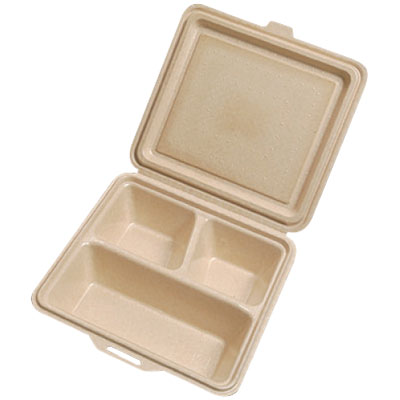 パルプモールド容器 KM－53 ナチュラル 1袋（25枚入り）