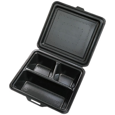 パルプモールド容器 KM－53 ブラック 1袋（25枚入り）