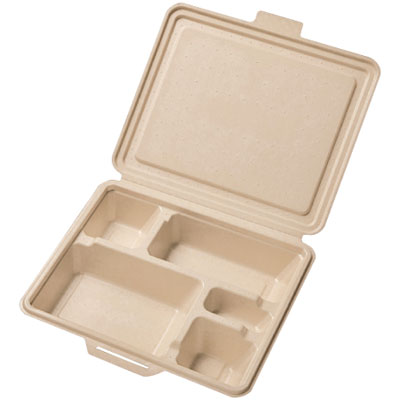 パルプモールド容器 KM－56 ナチュラル 1袋（25枚入り）