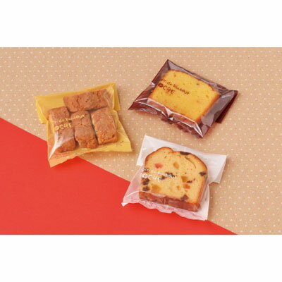 ポシェ　小　ホワイト　バラ　英字柄、マチ無し、焼き菓子用袋、ラッピング、パッケージ、個包装用袋、包材、クッキー、マドレーヌ、フィナンシェ、マカロン、ガスバリア、脱酸素剤対応袋、焼き菓子袋、乾燥剤対応袋、クッキー袋 2