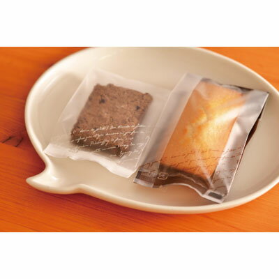 スペシャリテパック30X150ブラウン　英字柄（フランス語）、マチあり、焼き菓子用袋、ラッピング、パッケージ、個包装用袋、包材