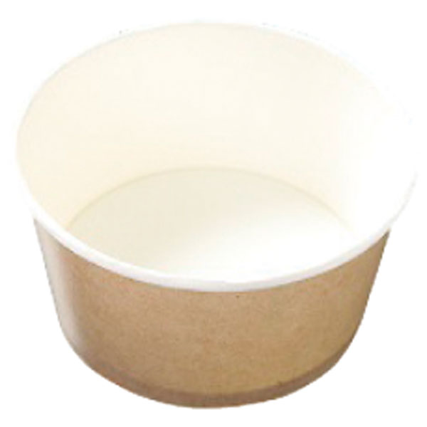 KM140－750 本体 茶【イベント・行事】お持ち帰り、学園祭、バザー、お祭り、夏祭り、文化祭、屋台、出店、露店、汁物、無地、テイクアウト容器、スープカップ、どんぶり容器、パスタ容器、屋台向け、惣菜店向け、おでん容器