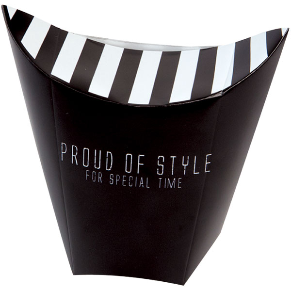 10－320B　テイクアウトBOX　黒　【イベント・行事】お持ち帰り、学園祭、バザー、お祭り、夏祭り、文..