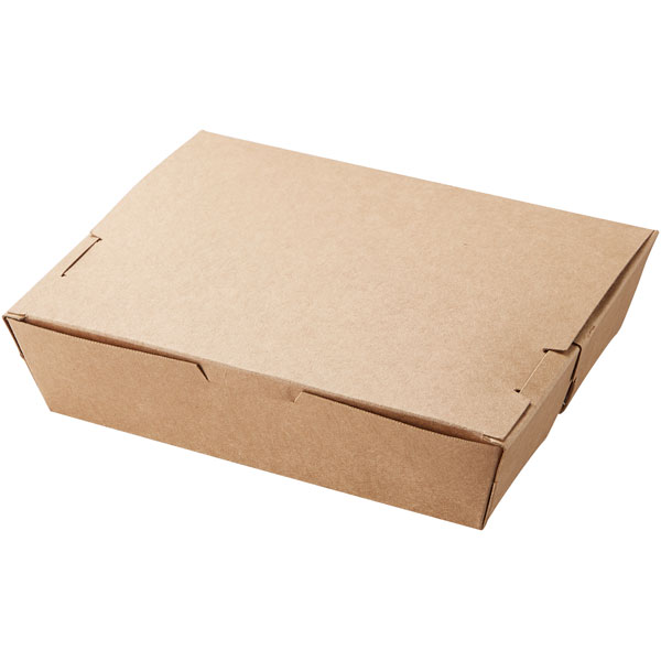 エコランチボックス　3仕切　クラフト【イベント・行事】お持ち帰り、学園祭、バザー、お祭り、夏祭り..