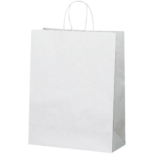 手提袋　HA－2　無地（片ツヤ）　340【キーワード】手提げ紙袋、洋菓子店向け、パン屋さん向け、ベーカ..
