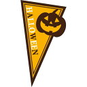 ピック D-0525 ハロウィン 三角【キーワード】農産、梨、食品シール、食品ラベル、販促シール、ステッカー