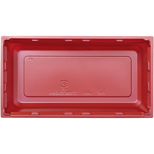 ワン折重73X38A　赤底のみ　【キーワード】高級弁当、会席料理