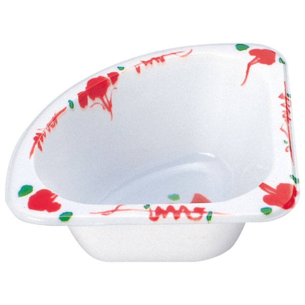 仕出し容器　プラカップ　TZ－2　三角コーナー　赤絵【キーワード】